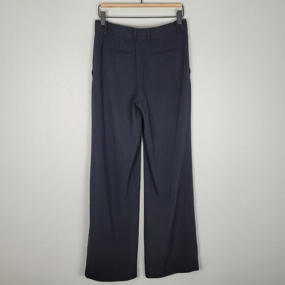 Everlane Wide Leg Pants Triacetate Trousers Full Lenght Black Size 00 - Picture 6 of 11